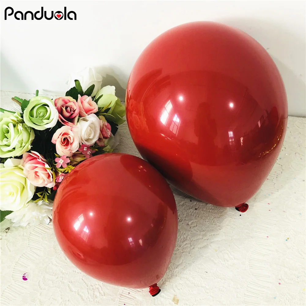 Украшение принцессы шары для дня рождения красный шар 10 дюймов 5 дюймов красные черные латексные шарики для свадьбы Декор круглый шар для вечеринок