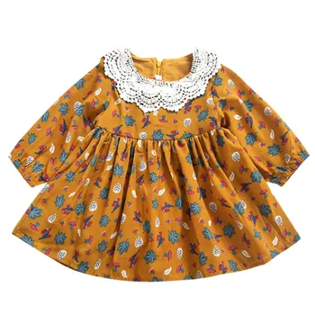 

2019 ARLONEET New summer Dress Mesh Girls Toddler Kids Baby Girls Ruched Lace Patchwork Princess Dresses Clothes Z0205