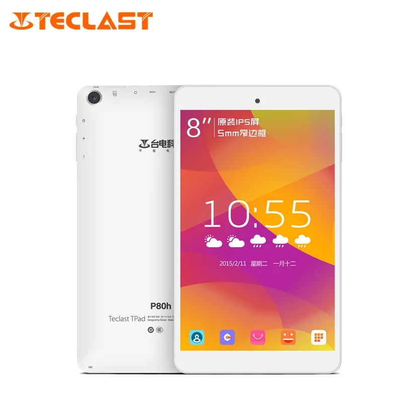 8 дюймов Teclast P80H Tablet PC MTK8163 Quad Core Android 5.1 IPS 1280x800 HDMI GPS 3500 мАч