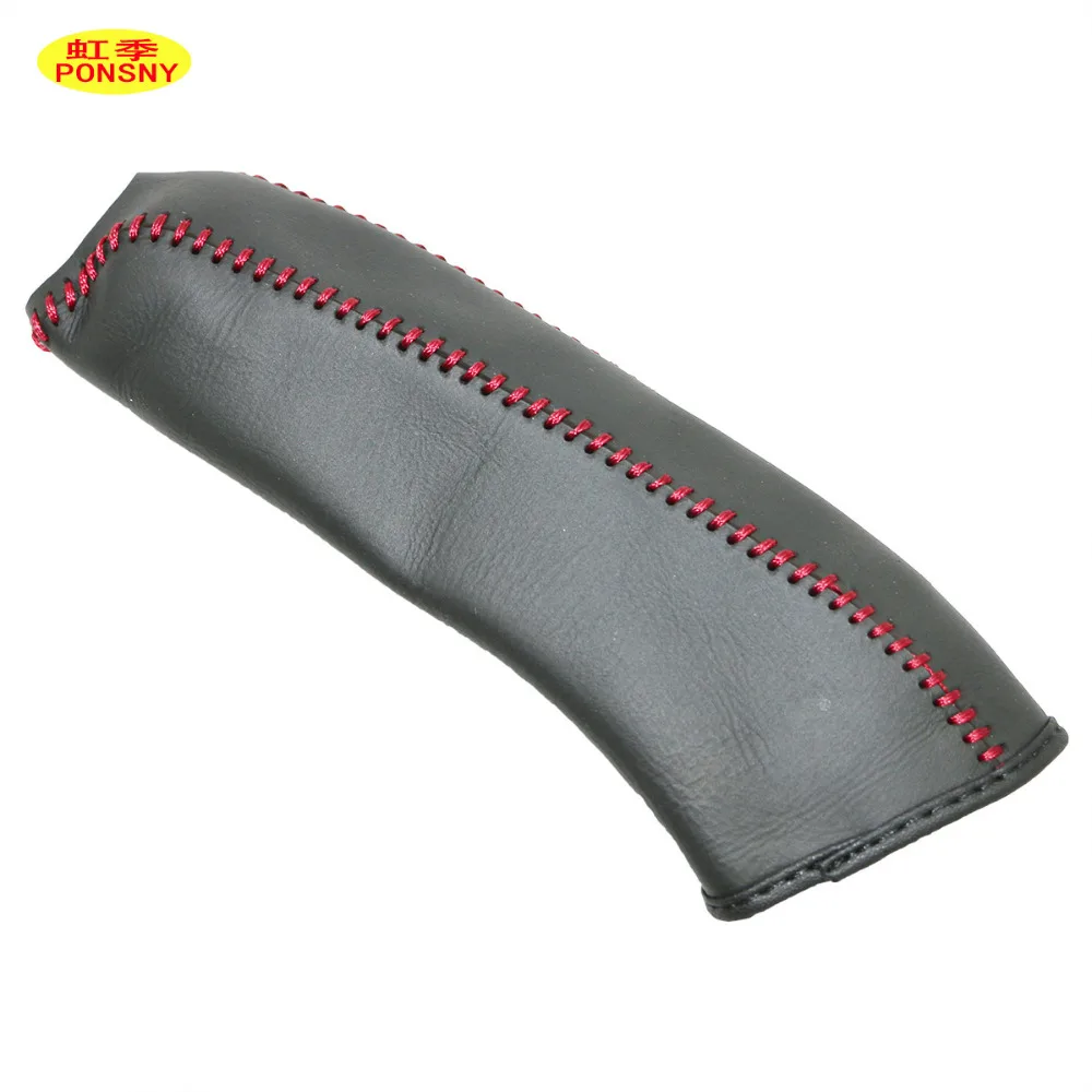 Car Handbrake Covers Case for KIA sorento 2007 Genuine Leather Auto Handbrake Grips Cover