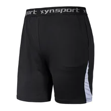 Мужские профессиональные спортивные шорты для фитнеса, мужские быстросохнущие тренировочные шорты для бега, спортивные шорты с карманом, эластичные плотные шорты