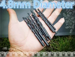 K235B 4.8MM Black Twist Drill Bit For Iron Aluminum Wood Plastic DIY Tools Sell At A Loss USA Belarus Ukraine