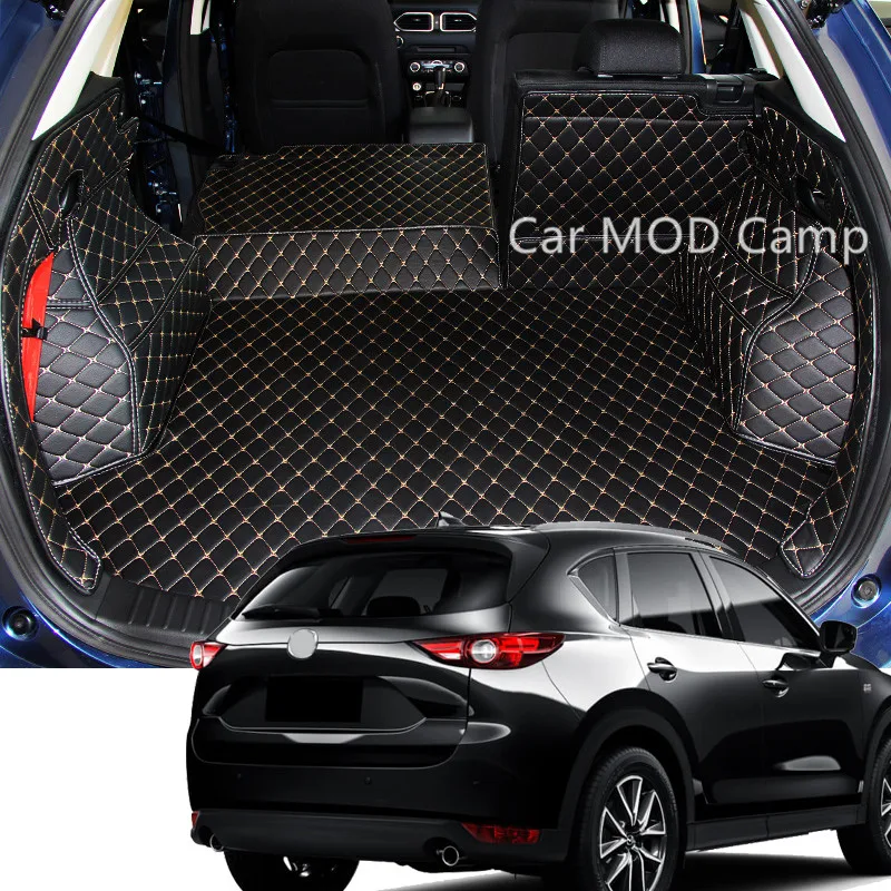 Кожаный коврик для салона автомобиля Mazda CX 5 CX5 2 го поколения 2017 2018 багажника груза