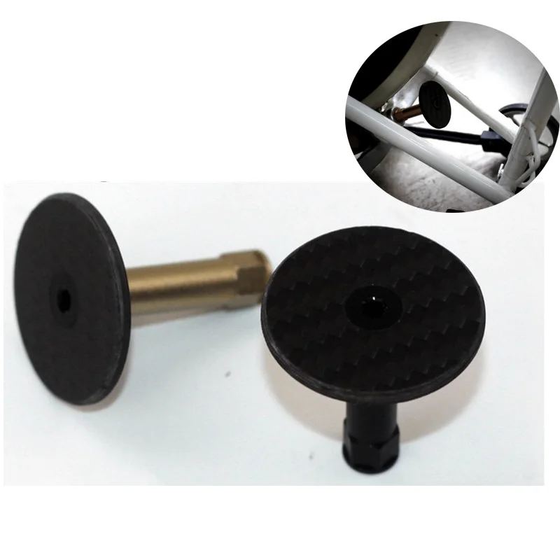 

2 Colors High Quality Bicycles Carbon Fiber Stop Disk Titanium Screws For Brompton Bike Parts 5.5g