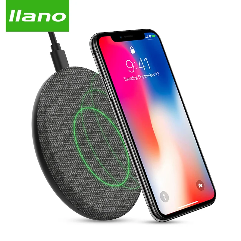 

Wireless Charger with Light Indicator Quick Charge for Samsung Charger for iPhone X/XS Max XR 8 8 Plus