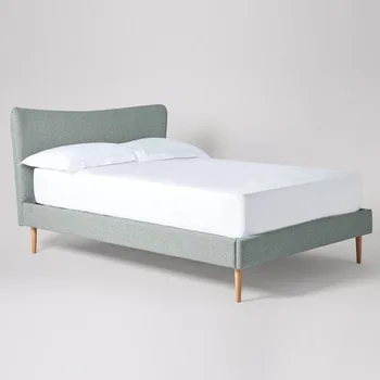 

CBMMART Eyebrow colored modern simple bedroom furniture bed