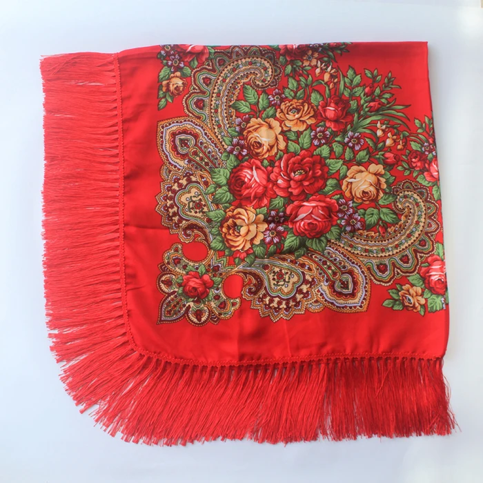 Российский бренд, новинка, горячая Распродажа, модный квадратный шарф большого размера, хлопковый длинный шарф с кисточками и принтом, весенне-зимняя шаль для женщин