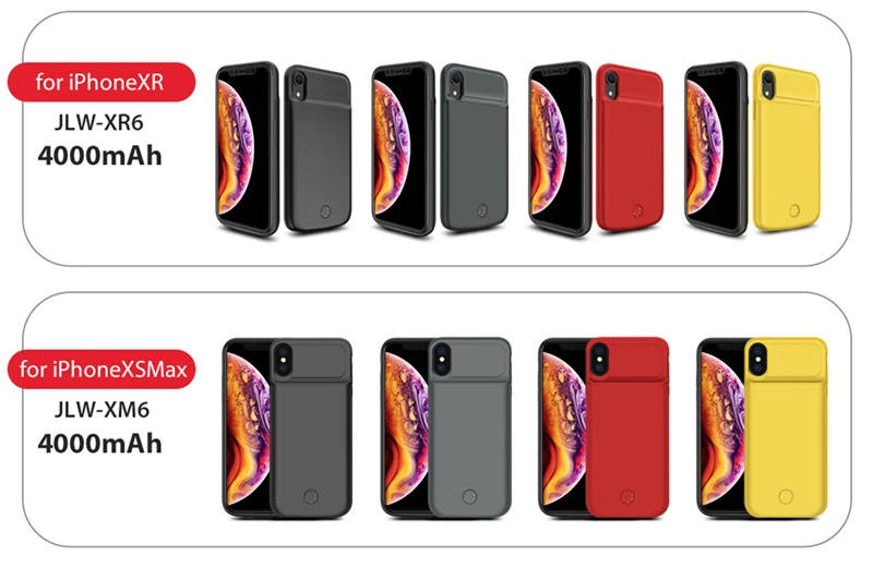 NTSPACE ультра тонкий внешний аккумулятор задняя крышка для iPhone XS Max XR портативный чехол с зажимом для зарядки аккумулятора чехол для iPhone X XS чехол для питания