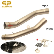 Мотоциклетный глушитель 51 мм адаптер среднее соединение для труб из нержавеющей стали для Z800 Z 800 Z750 Z 750 Kawasaki