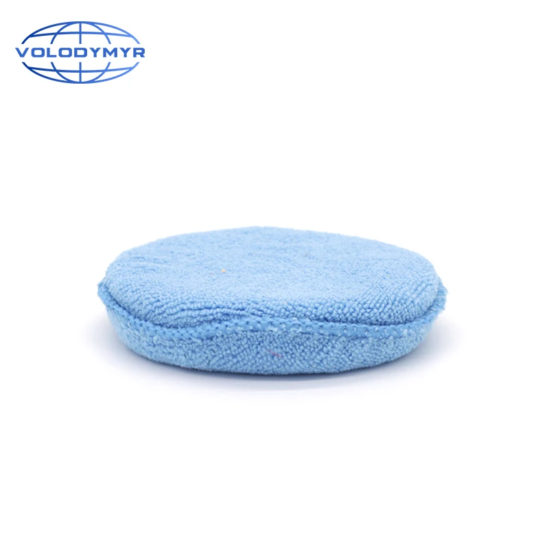 

Microfiber Pad Diameter 12.5cm Without Handle for Waxing or Car Cleaning Detail Brush Dashboard Cleaner Auto Detailing Tools