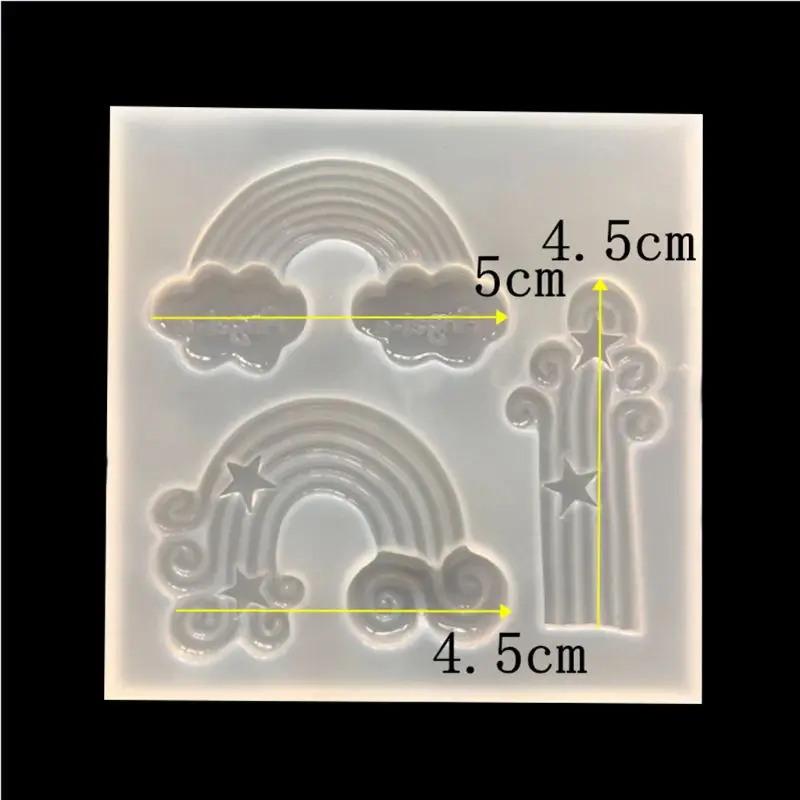 Радужное облако DIY силиконовые формы печенье помадка торт DIY Смола ювелирных изделий ремесло инструменты 2019 подарки