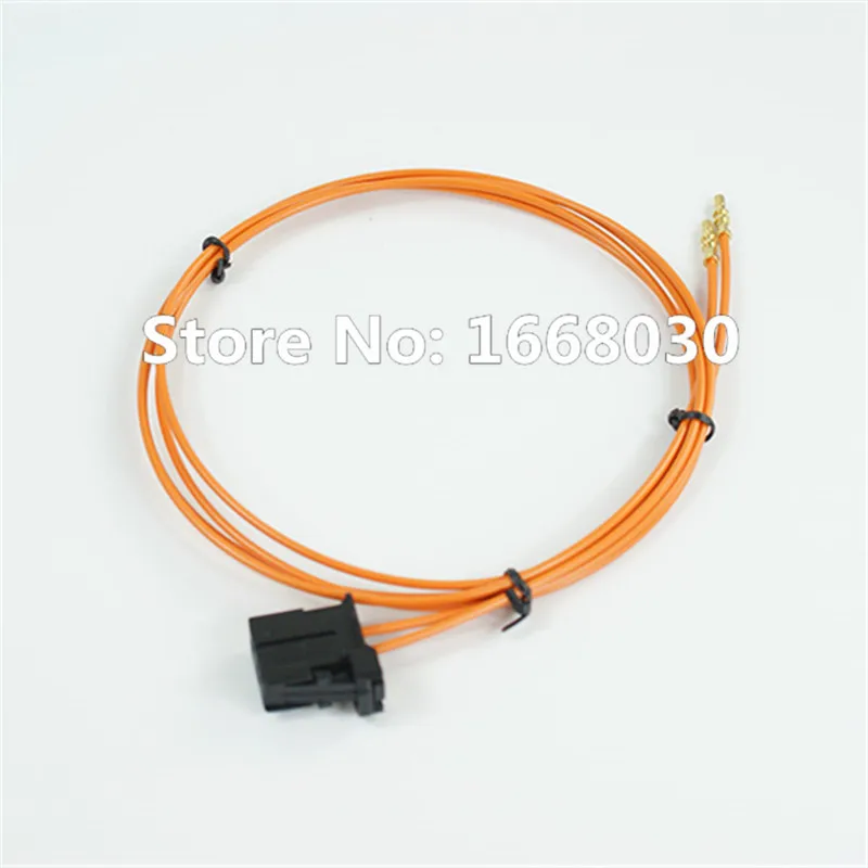 

MOST Optic Fiber Cable Male Connector & Copper Part for Audi Porsche BMW 100cm