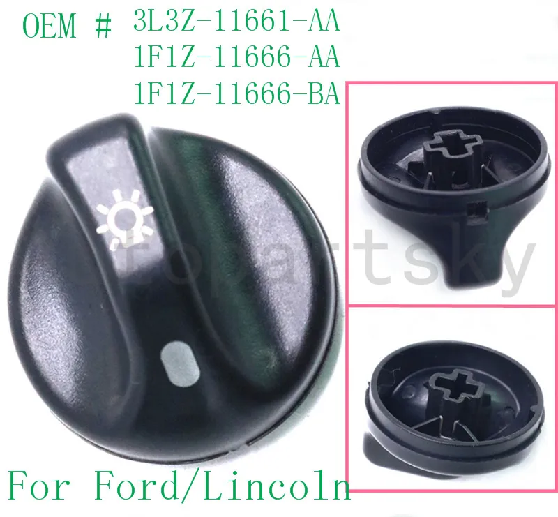 

[ From USA ship to USA ] Hi-Q For Ford Excursion F150 F250 F350 F450 F550 for Lincoln Headlight Headlamp Knob 3L3Z-11661-AA