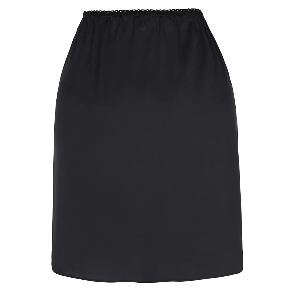 Kate Kasin White Satin Underskirt Half Slip Women Sexy Short Underdress Petticoat Ladies 2017 Summer Black Slips Skirt Kate Kasin White Satin Underskirt Half Slip Women Sexy Short Underdress Petticoat Ladies 2017 Summer Black Slips Skirt