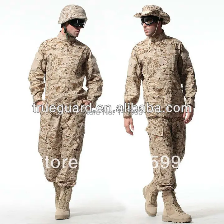 

65/35 Rip-Stop Army Combat Uniform tactical set US army military uniformDigital Desert camouflage suit