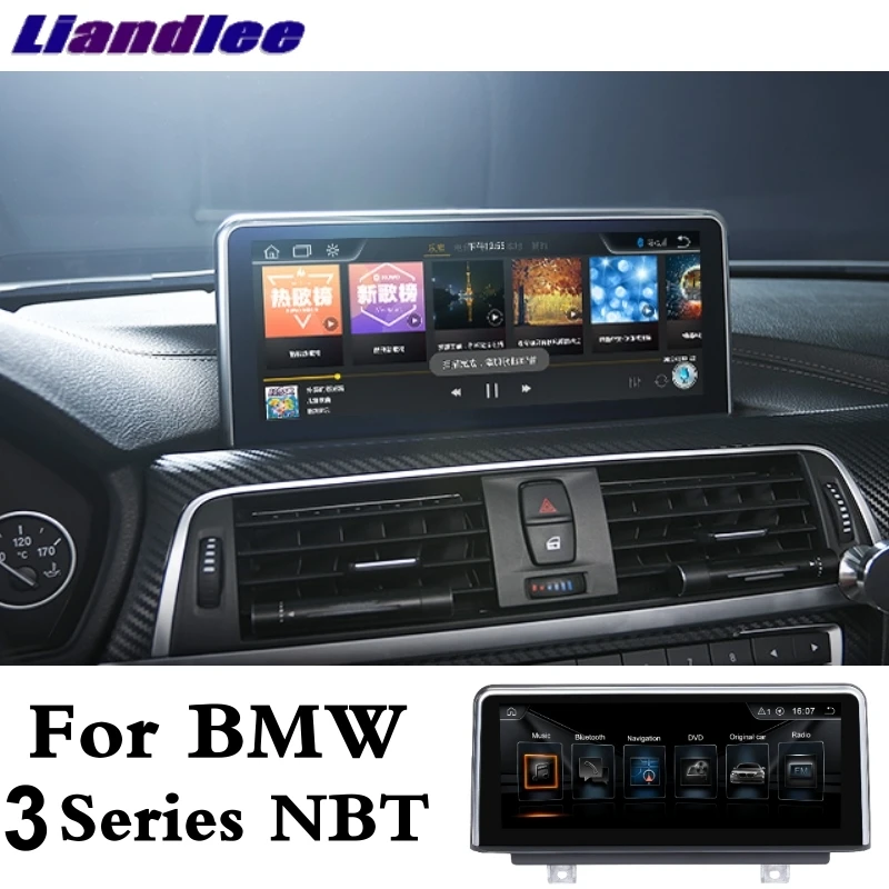 Liandlee автомобильный мультимедийный плеер CarPlay для BMW 3 серии F30 F31 F34 F35 2011~ NBT EVO ID6 Радио экран NAVI gps навигация