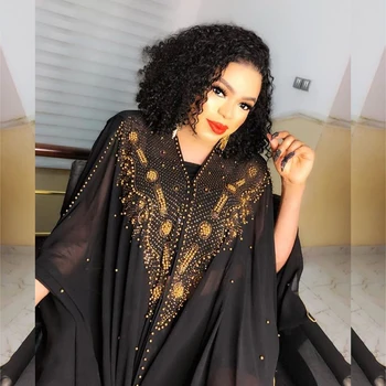 

african chiffon dresses for women 2019 new african dashiki ankara pearl dresses women nigerian traditional african clothing