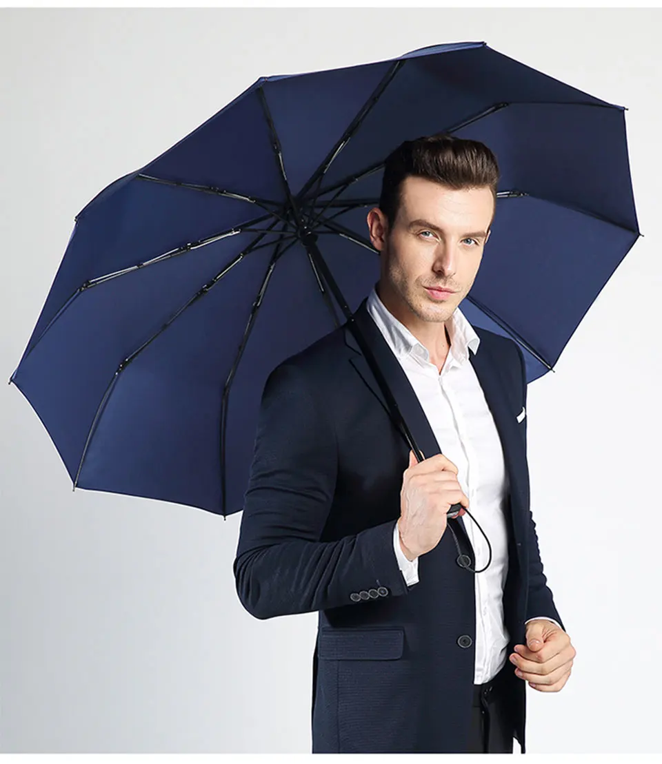 Umbrella Men Automatic Folding Umbrellas Rain LargeBig Umbrella Windproof Man Woman Waterproof For Sunny Parasol FemaleMale      (16)
