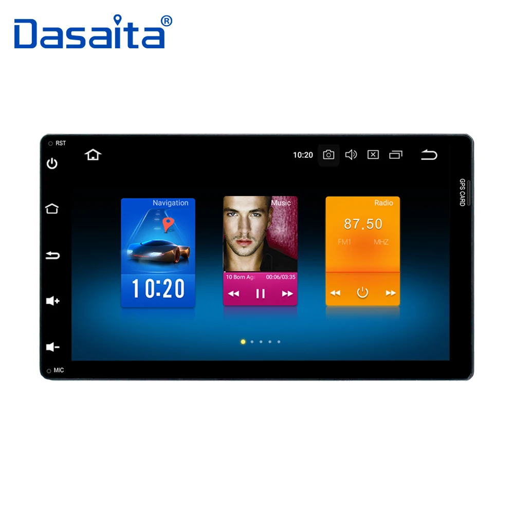 Best 2 din Android 9.0 car radio for Toyota Corolla Auris Fortuner 2017 with 9" display Octa Core 4G + 32G ROM GPS navigator 1