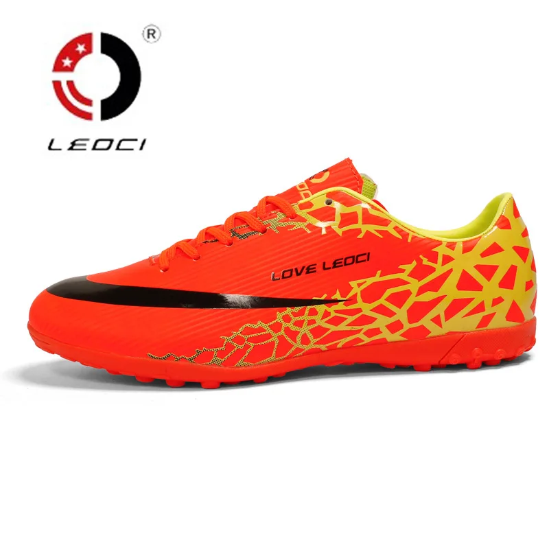 

LEOCI Professional Soccer Shoes Waterproof Unisex Athletic Training Football Shoes Superfly Sneakers Hard Court Sport Shoes