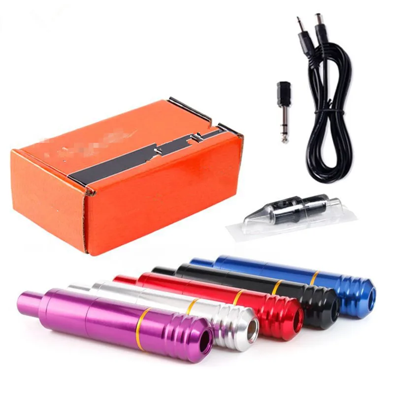 

Complete Professional Tattoo Machine Kit Sets tattoo pen gun machine swiss coreless motor permanent make up pen eyebrow lip