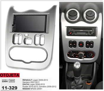

Fit for renault logan sandero dacia logan duster nissan NP200 quad core android 8.1 frame plus car radio stereo tape recorder