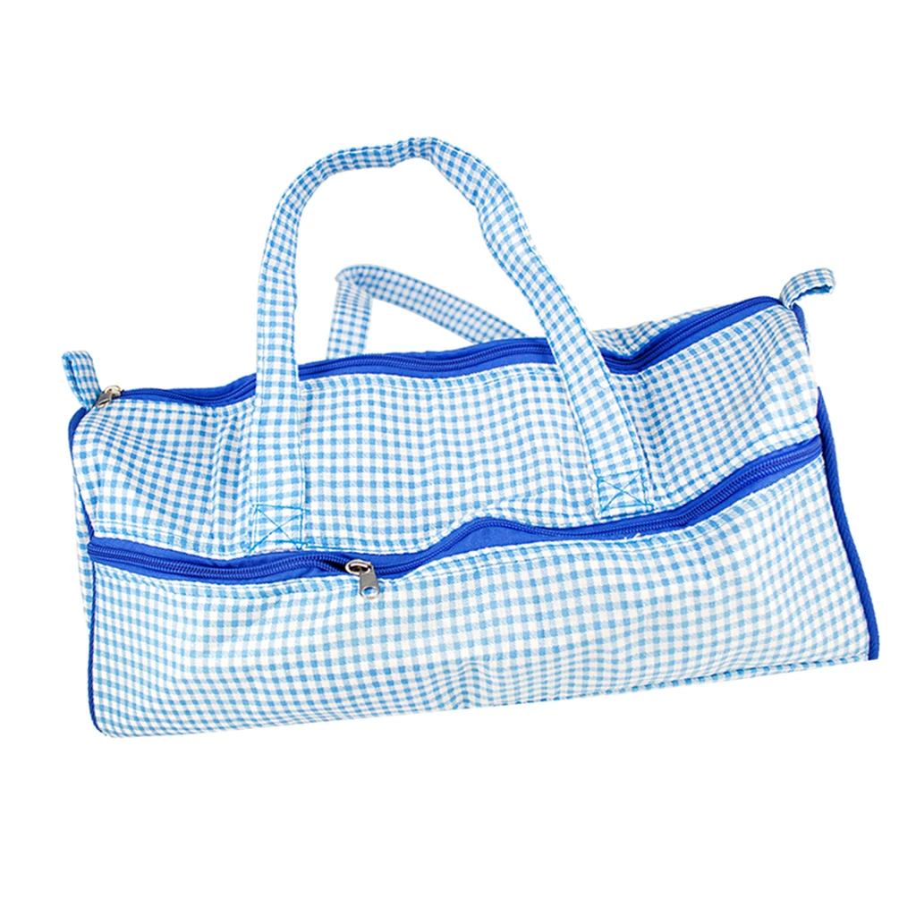 Large Knitting Needles Yarns Crochet Hooks Knitting Wool Organizer Bag Multifunctional Cotton Canvas Storage Bag