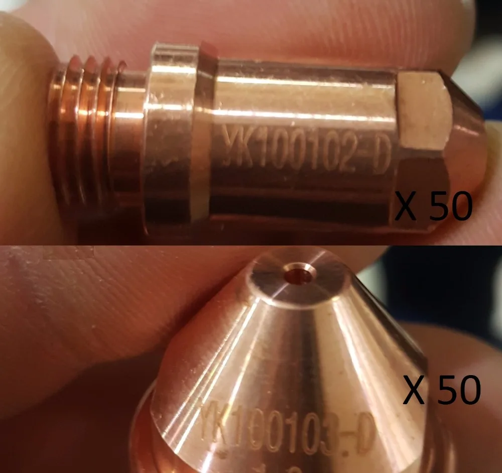 LGK-120 сопла 50PK yk100103-d 1,6 + электрода 50PK yk-100102-d плазменная горелка с ЧПУ