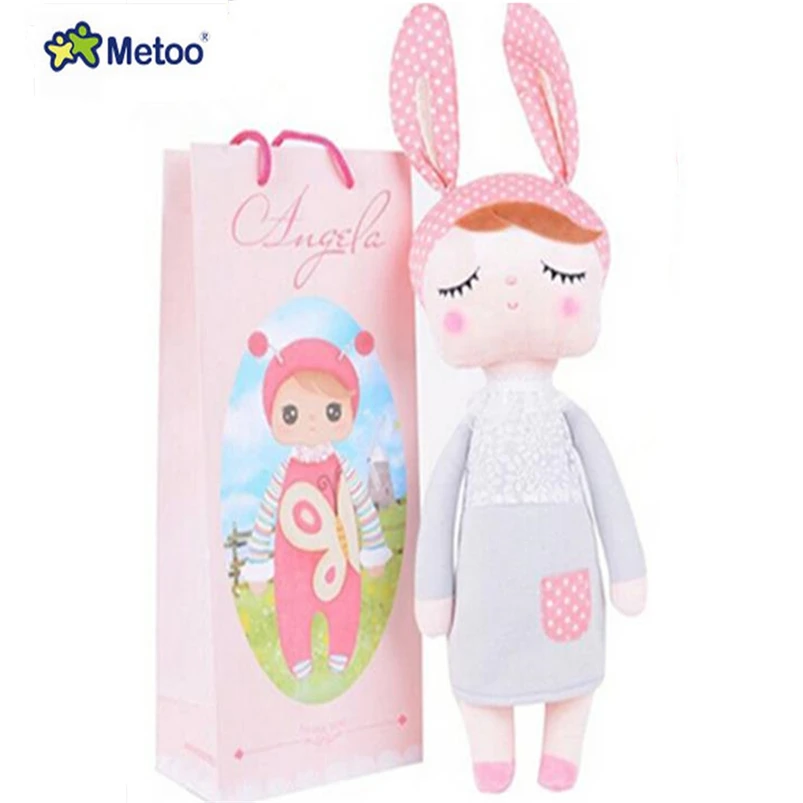 

18CM 30CM Cute Angela Metoo Rabbit Dolls Bunny Baby Toy Stuffed Animal Kawaii Panda Bee For Kids Soft Plush Toy WL10