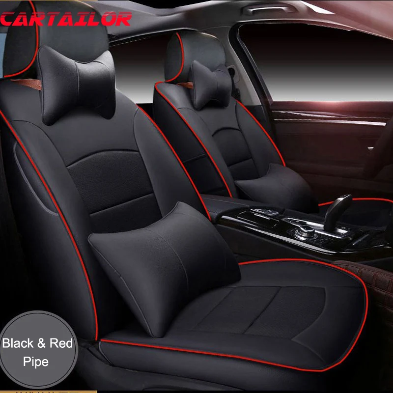 CARTAILOR Cowhide Cover Seat Protector for Mercedes Benz Cla Car Seat
