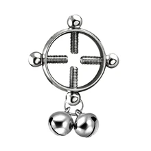 Piercing Jewelry Women Body Piercing Breast Nail Screw Bell Pendant Fake Nipple Ring Jewelry Stainless Steel Piercing