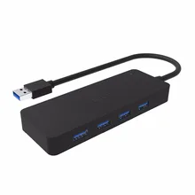ICZI USB 3.0 Super Speed External 4 USB 3.0 Ports for Data Transfer USB Splitter High Speed Hub for Mac Laptops Windows