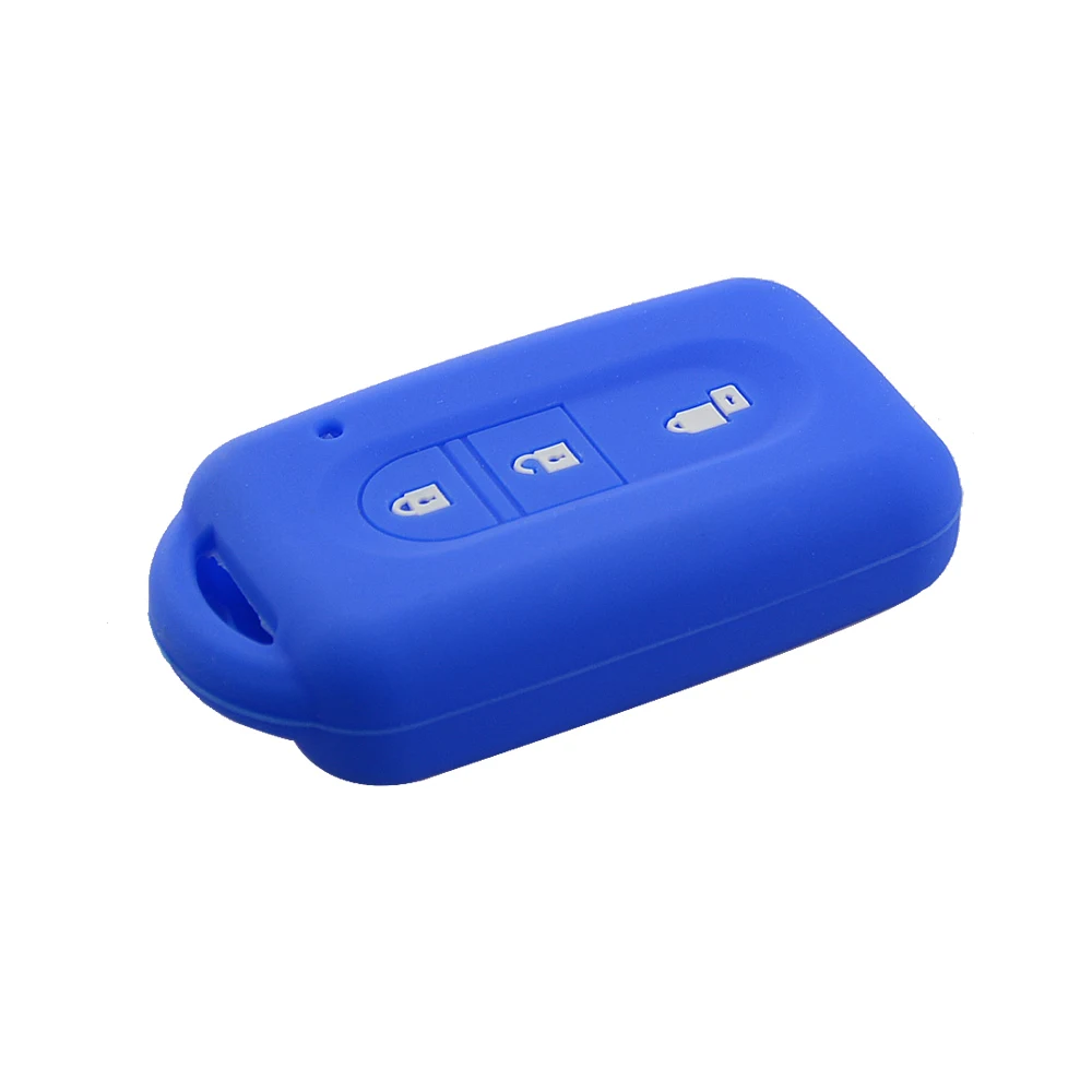 3 buttons silicone car key case for Nissan 5