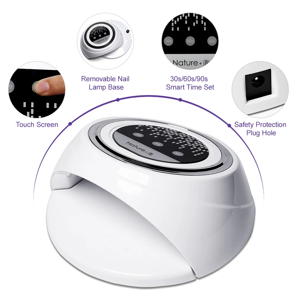 

Modelones 60W N8 Smart Sensor Led UV Lamp Nail Dryer For All Types Gel Polish Cure Nail Lamp Machine Tools 30 LEDs Led Nail Lamp