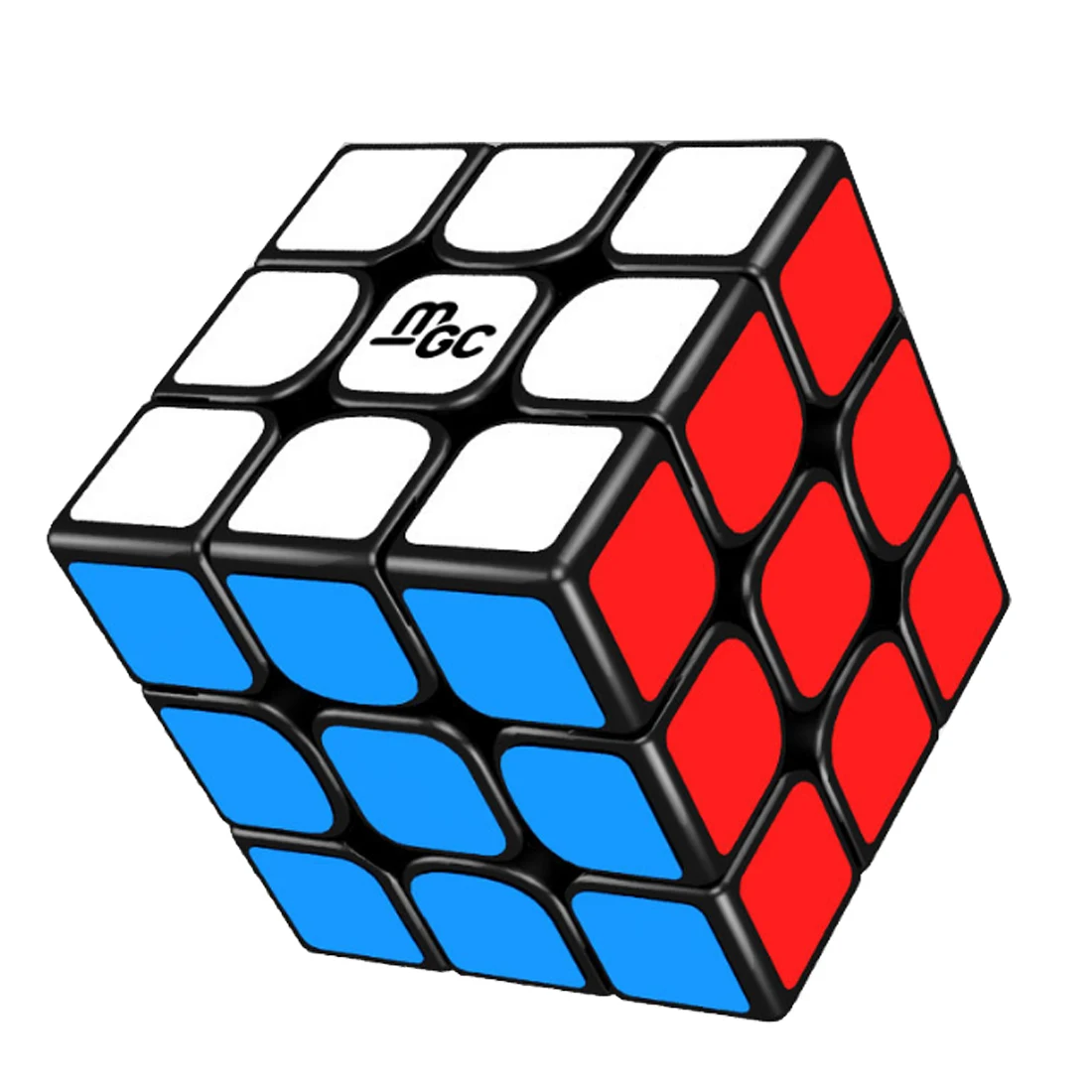 Магнитный магический куб Yongjun YJ MGC 3x3x3 наклейка черный пазл для начинающих