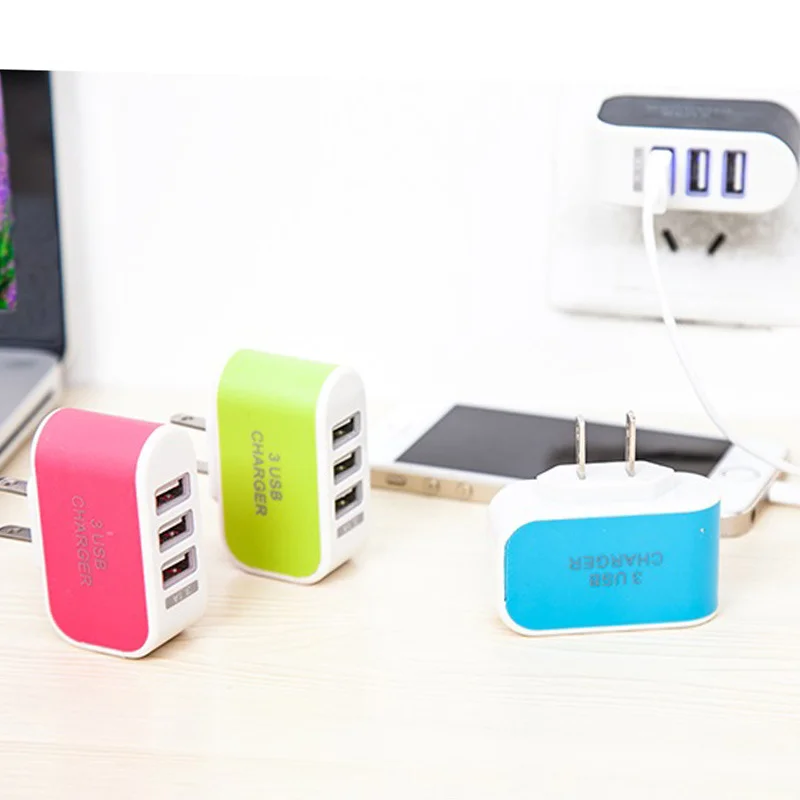 USB зарядное устройство быстрой зарядки телефона настенное для электроники с