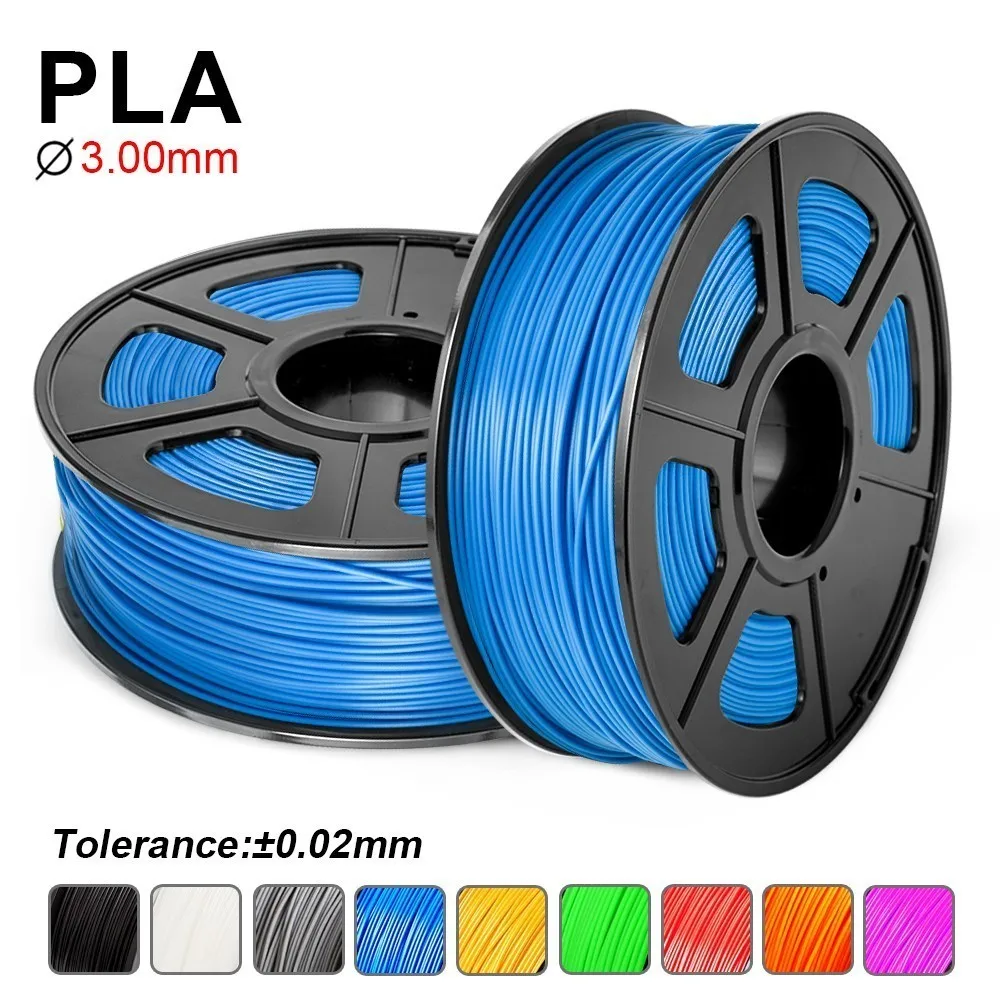 

SUNLU Plastic PLA 3D Printer Filament 3.0mm Torleance +/- 0.02mm 1KG With Spool Children Printing DIY Crafts Consumables