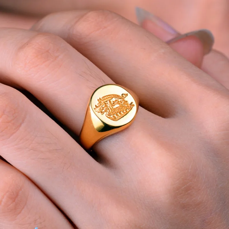 Women Womens Signet Men 925 Rings 3