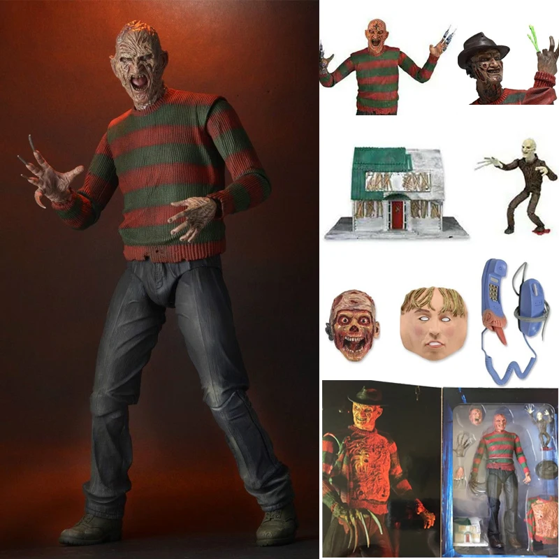 Фигурка NECA Freddy Kruege игрушечная кукла подарок для ребенка | Игрушки и хобби
