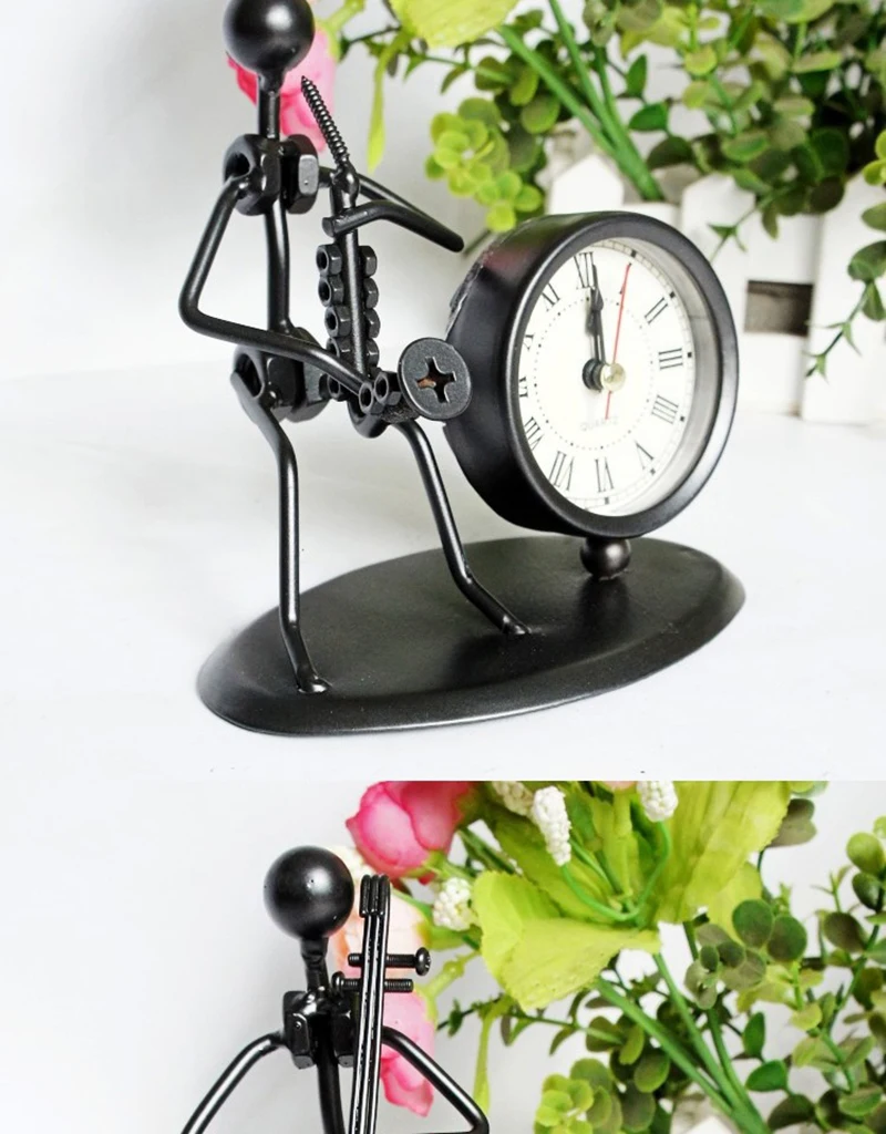 clock bicycle bureau kalender mesa vintage ahşap saat circular wood azan wall clock retro bamboo clock clock with pendulum clock humidity  (4)