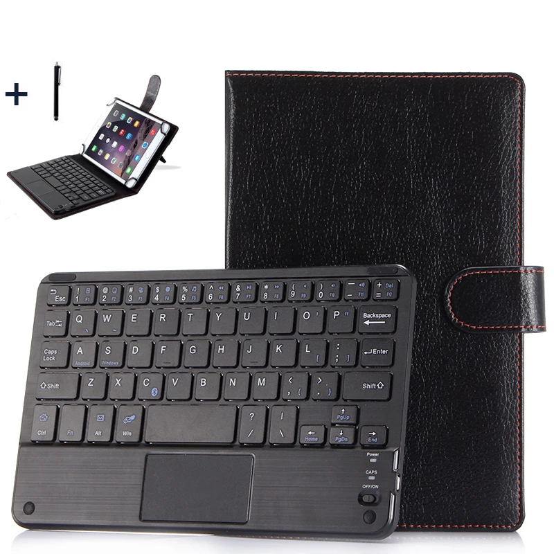 

Wireless Bluetooth Keyboard For Huawei 7/8 inch Tablet Universal Case For ASUS Lenovo 8'' Tablet Flip Leather Stand Cover+Pen