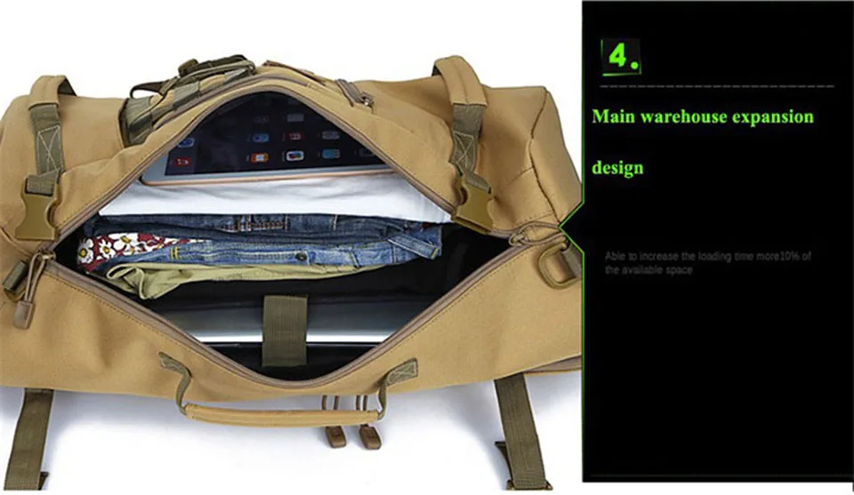 Bolsas de Acampamento Viagem dos Homens Quente Qualidade Superior Nova Militar Tático Mochila Montanhismo Bolsa Caminhadas 50l Mod. 1261637 34 Cheap Mochilas escal.