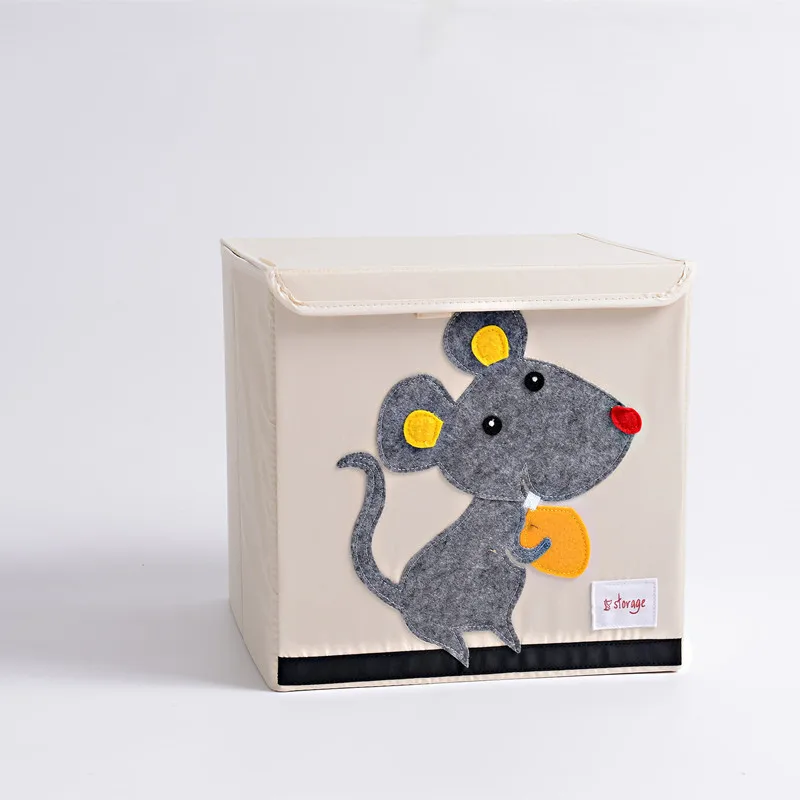 mouse Пылезащитный моющиеся детские игрушки одежда организатор емкость для всякой всячины Прачечная корзина для хранения - Цвет: mouse