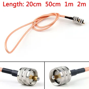 

Areyourshop RG142 Cable PL259 UHF Male To UHF Male For Car Radio Antenna Pigtail 20cm 50cm 1m 2m Wholesale Cable Wires