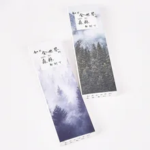 1 шт. 43258 Корея канцтовары оптом ZL0139 если в мире леса падают вниз закладки