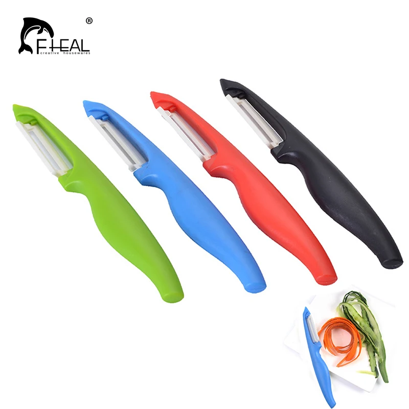 

FHEAL 1pc High Quality Ceramics Carrot Potato Vegetable Fruit Peeler/Zester Potato paring knife Cooking Tools Kitchen Gadgets