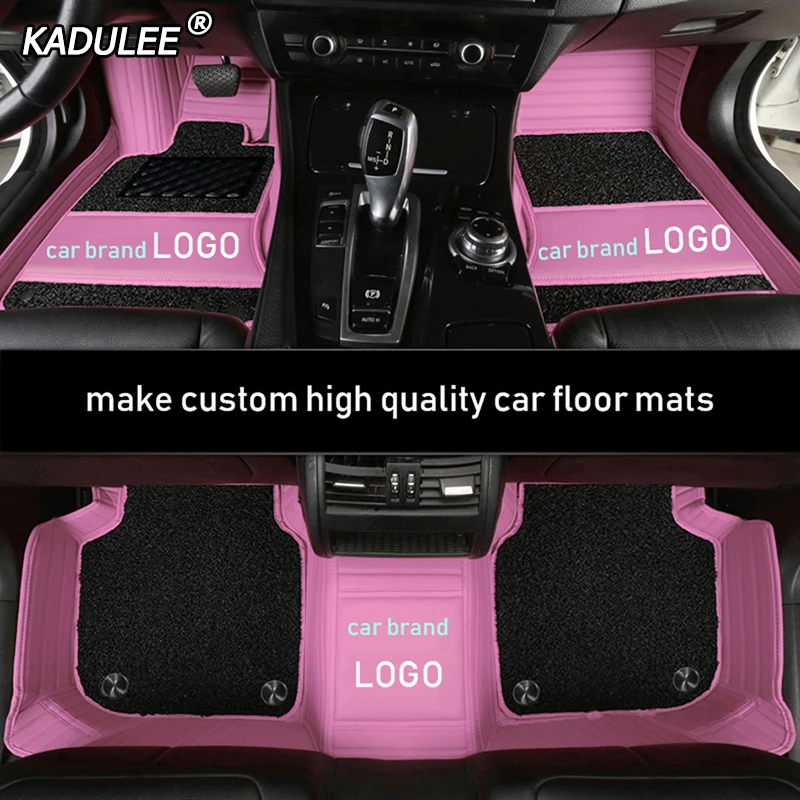 

KADULEE car floor mat for LEXUS LOGO LEXUS ES IS-C IS LS RX NX GS CT GX LX RC UX series make custom Floor Mats car-styling