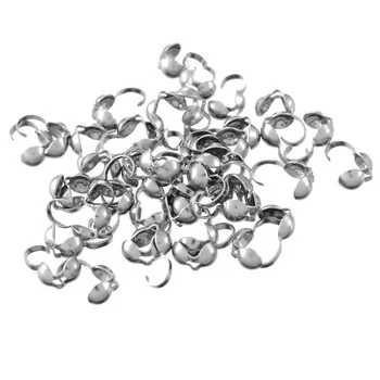 

LASPERAL Stainless Steel Bead Buckles Hook For Jewelry Making Findings DIY Hand Made Necklaces Bracelets 8.8x5.5mm 50PCs