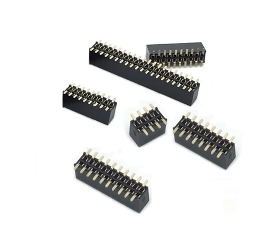 

100 pcs 0.050" 1.27 mm Receptacle Socket Female PCB Header 6 8 10 12 14 16 20 24 26 30 40 50 60 80 100 Pin Surface Mount 2 Rows