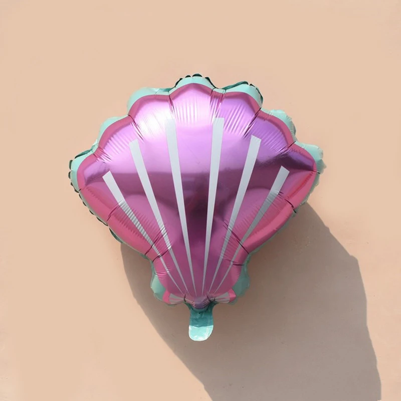 2 шт. розовый фиолетовый Гавайский корпус фольги Воздушные шары Русалка день рождения ребенка душ украшения для вечеринок морская игрушка